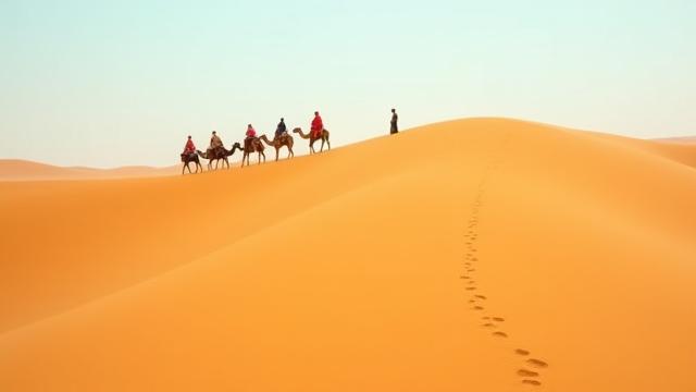 遊牧民の旅路を追った映像